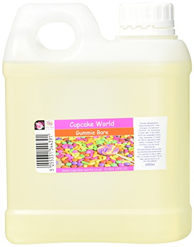 Cupcake World Intensiver Aromen Geleebonbons, 1er Pack (1 x 1 l) von Cupcake World