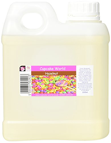 Cupcake World Intensiver Aromen Haselnuss, 1er Pack (1 x 1 l) von Cupcake World