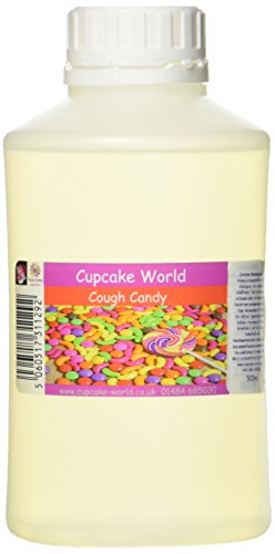 Cupcake World Intensiver Aromen Hustenbonbons, 1er Pack (1 x 500 ml) von Cupcake World
