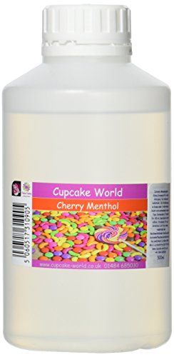 Cupcake World Intensiver Aromen Kirsche Menthol, 1er Pack (1 x 500 ml) von Cupcake World