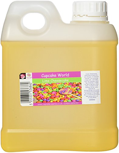 Cupcake World Intensiver Aromen Limonenkaesetorte, 1er Pack (1 x 1 l) von Cupcake World