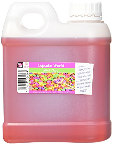 Cupcake World Intensiver Aromen Minze Schokolade, 1er Pack (1 x 1 l) von Cupcake World