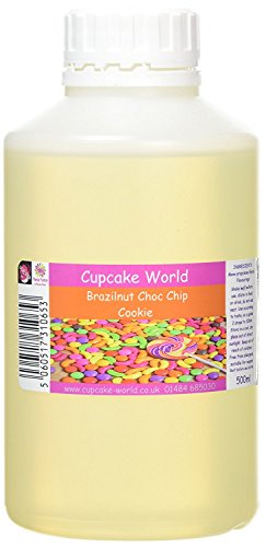 Cupcake World Intensiver Aromen Paranuss & Schokoladenplaetzchen, 1er Pack (1 x 500 ml) von Cupcake World