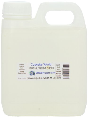 Cupcake World Intensiver Aromen Schwarze Johannisbeere, 1er Pack (1 x 1 l) von Cupcake World