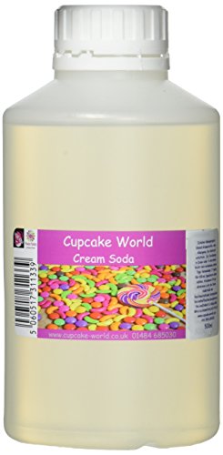 Cupcake World Intensiver Aromen Sodawasser mit Vanillegeschmack, 1er Pack (1 x 500 ml) von Cupcake World