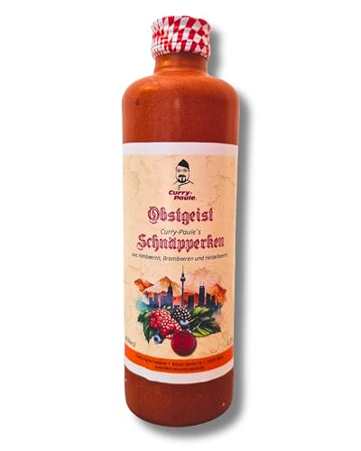 Curry-Paule´s Schnäpperken +++ Obstgeist aus Himbeeren, Brombeeren und Heidelbeeren+++ 0,35l von Curry-Paule