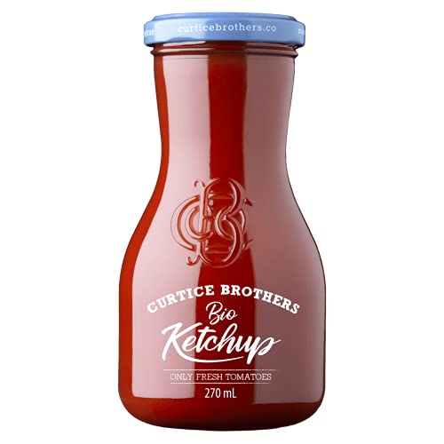 Curtice Brothers 6er-Pack Organic Tomato Ketchup - VERGLEICHSSIEGER SEHR GUT - BIO Ketchup aus der Toskana mit 77% Tomaten Anteil - 6 x 300g von Curtice Brothers