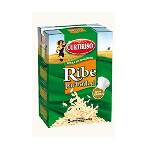 Curtiriso Riso Ribe Parboiled 5 Beuteln 1 kg Italienisch Reis von Curtiriso