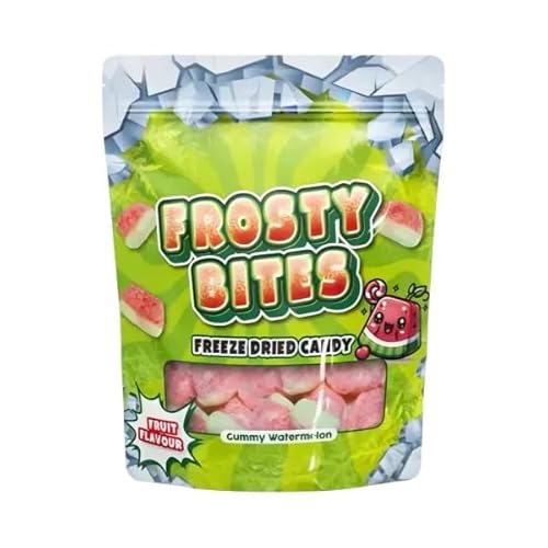 Frosty Bites Gummy Watermelon- gefriergetrocknete Süßigkeiten 50g von Cyngert