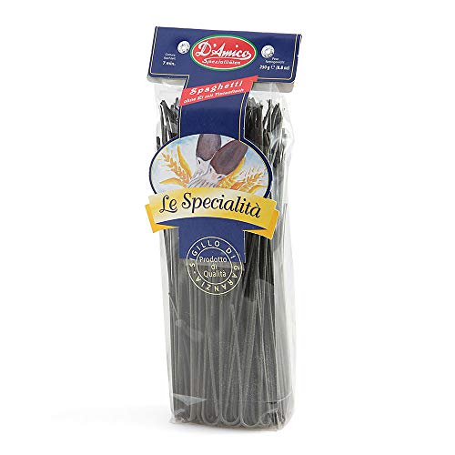 D'Amico Spezialitäten - Spaghetti ohne Ei mit Tintenfisch - 10 Packungen (10 x 250g Packung) von D'Amico Spezialitäten