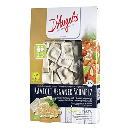 D'Angelo - Ravioli mit veganem Schmelz Teigware gefüllt - 0,25 kg - 10er Pack von D'Angelo