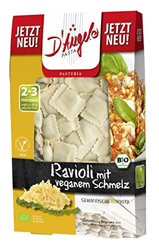 D`Angelo Ravioli mit veganer Schmelz, 5er Pack (5 x 250 g) von D'Angelo