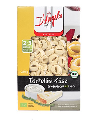 D`Angelo Tortellini Käse, 5er Pack (5 x 250 g) - Bio von D'Angelo