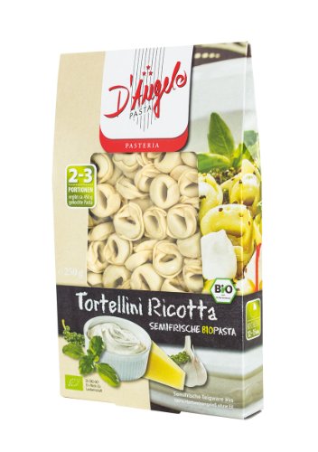 D`Angelo Tortellini Ricotta, 5er Pack (5 x 250 g) - Bio von D`Angelo