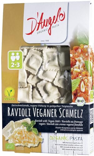 Ravioli mit veganem Schmelz von D´Angelo