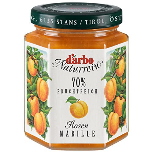 Darbo Naturrein Fruchtreich Konfitüre - Rosenmarillen - 200 g von Darbo