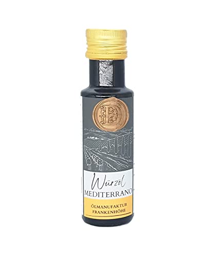 Ölmanufaktur Frankenhöhe | Würzöl Mediterrano | Kräuter der Toscana | 100ml von D ÖLMANUFAKTUR FRANKENHÖHE