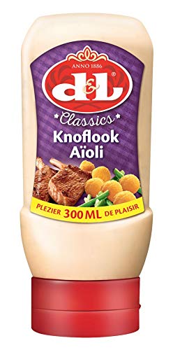 D&L Belgische Gourmet - Aioli Sauce in der Squeeze-Flasche, 6er Pack (6 x 300 ml) von D&L