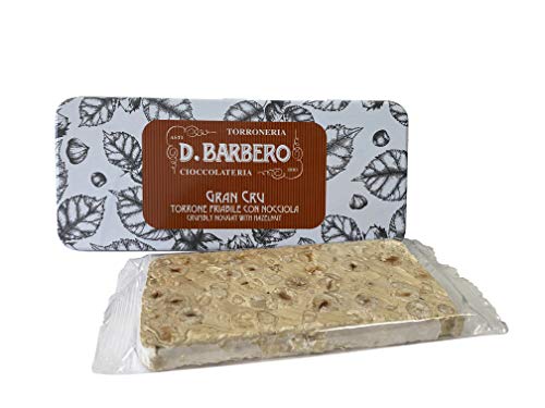 Weicher Edel Nougat Torrone Morbido Grand Cru Piemont-Haselnüsse IGP, Pistazien oder Mandeln (Haselnuss) von D. Barbero