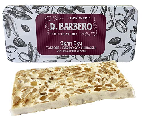 Weicher Edel Nougat Torrone Morbido Grand Cru Piemont-Haselnüsse IGP, Pistazien oder Mandeln (Mandel) von D. Barbero