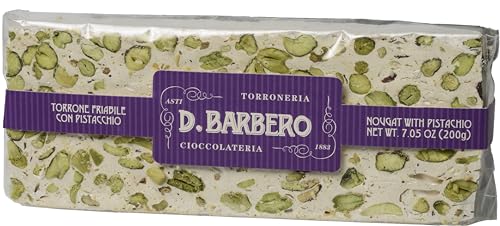 Bröckeliger Nougat mit Pistazien 200 gr von D.BARBERO