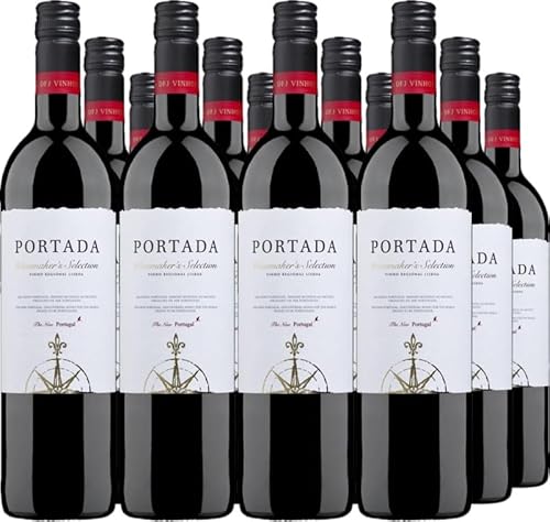 D.F.J Vinhos 12er Vorteilspaket Portada Tinto 2019 2021 (12 x 0.75 l) von D.F.J Vinhos