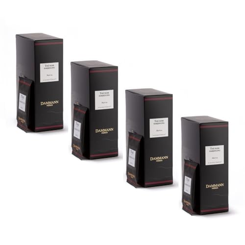 DAMMANN FRERES DEU | Dammann Frères | Darjeeling Schwarztee Indien – 4 x 24 Beutel (192 g) | Indischer Schwarztee Herkunft Darjeeling | Schwarztee-Einzelbeutel von Damman Frères