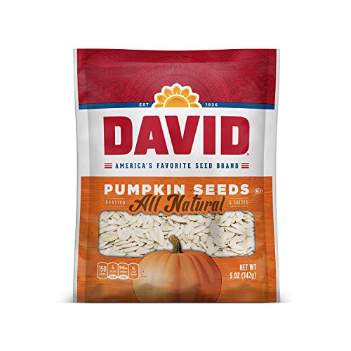 David Roasted and Salted Pumpkin Seeds| 5 oz| Keto Friendly| 12 Pack von DAVID Seeds