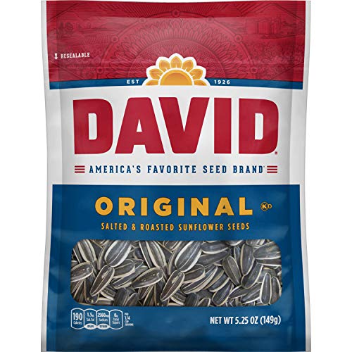 David Seeds David Sunflower Seeds Original, 12er Pack (12 x 149 g) von DAVID Seeds