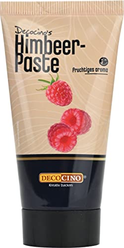 DECOCINO Himbeer-Paste - 50 g - Backaroma mit natürlichem Himbeer-Aroma,zum Verfeinern von Pralinen,Desserts & Kuchen - gebrauchsfertig vegan von DECOCINO