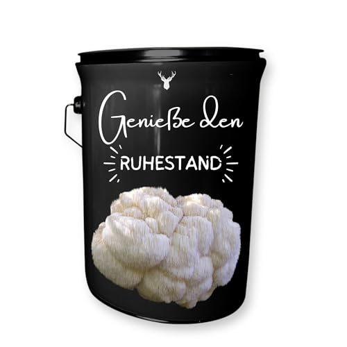 Genieße den Ruhestand Löwenmähnen-Pilzzuchtset – Ruhestandsgeschenk, Abschiedsgeschenk für Kollegen, Luxuriöses Gourmet-Set für den Start in den neuen Lebensabschnitt von DEER MANOR