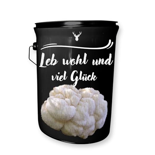 Leb wohl und viel Glück Löwenmähnen-Pilzzuchtset – Abschiedsgeschenk, Luxuriöses Gourmet-Set, Perfekt für Feinschmecker und Naturfreunde von DEER MANOR