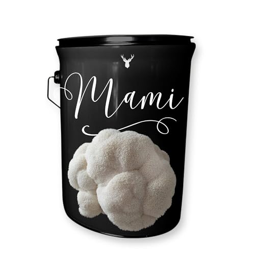 Mama Löwenmähnen-Pilzzuchtset – Perfektes Geschenk für Mama, Gourmetpilze Einfach Züchten, Luxuriöses Geschenk für Muttertag oder Besondere Anlässe von DEER MANOR