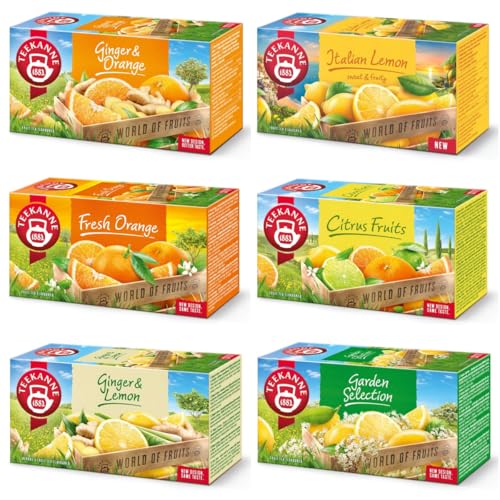 TEEKANNE - Citrus MIX (NEW) - Sammlung Zitrusfrüchte Tee-Set - 6 x 20 Tb von DEKOND