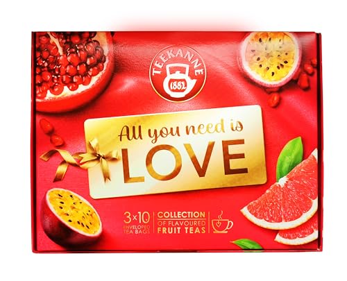 TEEKANNE LOVE Collection Box (NEW EDITION) Fruit Tea Blend - 3 x 10 Bags - 67,5g von DEKOND