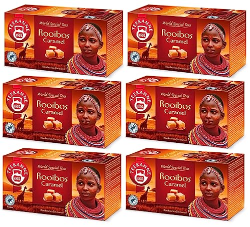 TEEKANNE Rooibos Cream Caramel Tea (NEW EDITION) (6 pack x 35 g)+Dekond Gift von DEKOND