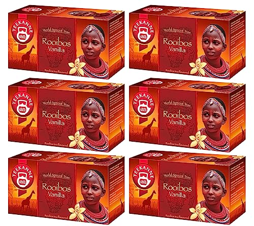 TEEKANNE Rooibos Vanilla Tea - NEW EDITION (6 x 35 g) + Dekond Gift von DEKOND