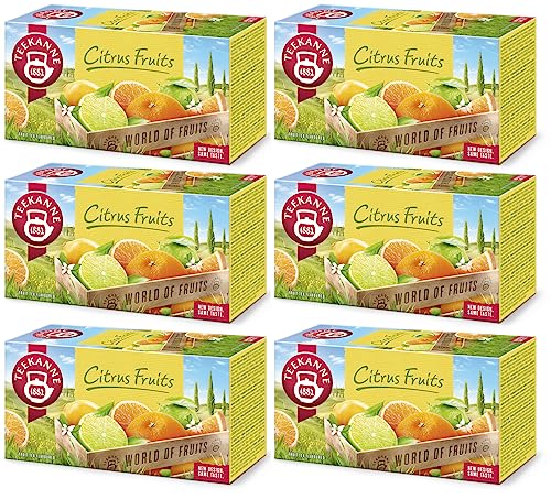 Teekanne Citrus Fruits Tea (6 Pack x 45 g) + Dekond gift von DEKOND