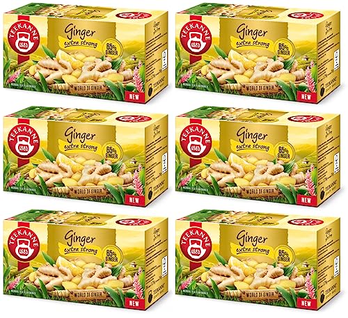 Teekanne Ginger Tea (Extra Strong) + Dekond gift (6 x 35 g) von DEKOND