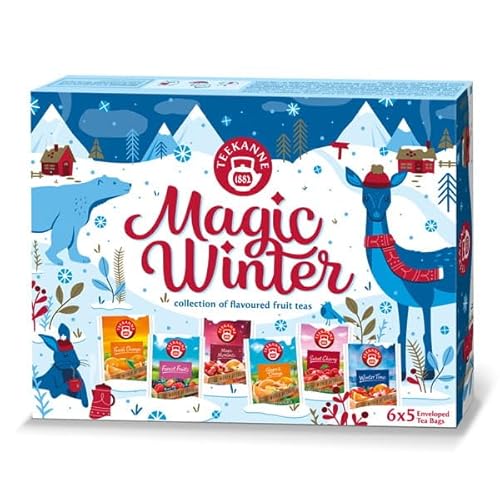 Teekanne Magic Winter Fruits Collection Box 6 x 5 Beutel Früchtetee (Winter Collection) von DEKOND