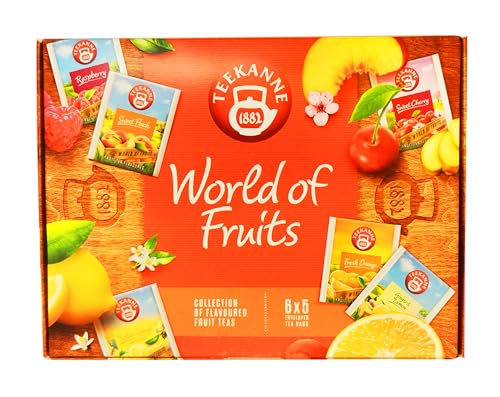 Teekanne World of Fruits (NEW EDITION) - Fruit Tea Selection Box - 6 Geschmacksrichtungen * 5 Tb von DEKOND