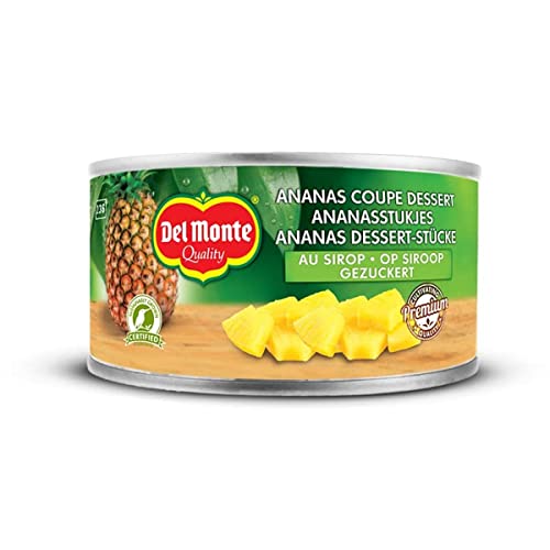 Del Monte Ananas Stücke, gezuckert, 235 g, Abtropfgewicht 140 g von DEL MONTE