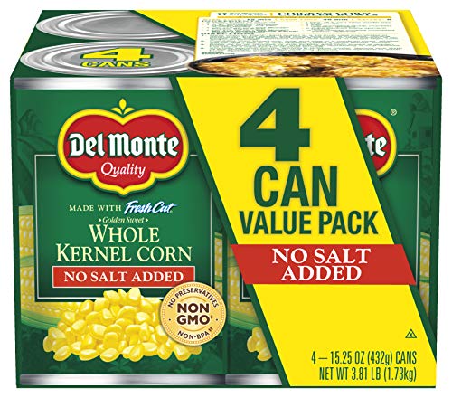 Del Monte Fresh Cut Golden Sweet Ganze Kernel Mais ohne Zusatz von Salz, 113 - 432 ml Dose, 432 ml von Del Monte