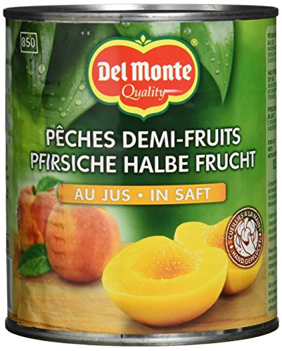 Del Monte Pfirsiche 1/2 Frucht in Saft, 6er Pack (6 x 825 g Dose) von DEL MONTE