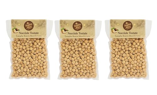 Geröstete und geschälte Haselnüsse aus dem Piemont (Italien), nahrhafte und gesunde Trockenfrüchte mit 100% Haselnüssen, perfekter Snack für Aperitif und Frühstück, 3 x 500 g – Destefanis & Novero von DESTEFANIS & NOVERO