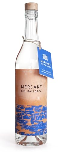 Craft Gin Mercant Mallorca (1 x 0,7 l) - typischer handwerklicher Gin aus Mallorca - gewürzter Gin mit Zimt und Orange von DESTILERIA PAREIS