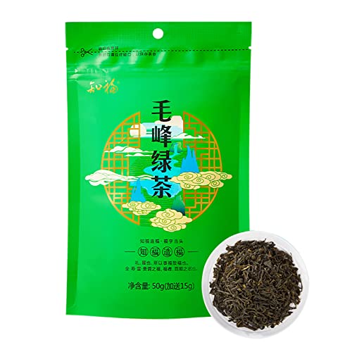 DEWIN Mao Feng Grüner Tee, Mao Feng Grüner Tee Starker Duft Maofeng Tee für Nachmittagstee Familientreffen Urlaubsparty 2.3oz von DEWIN