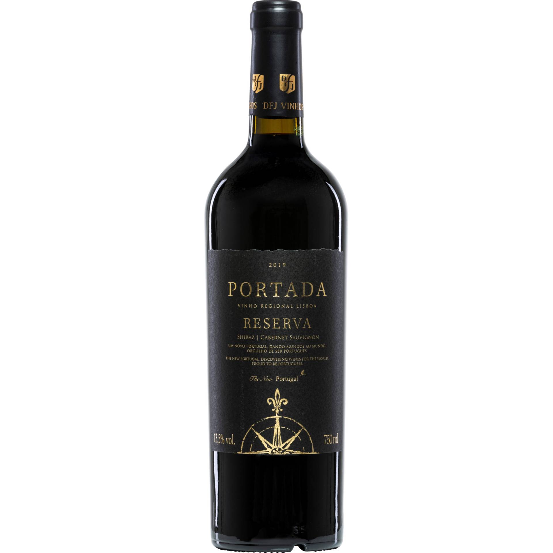 Portada Reserva Shiraz Cabernet Sauvignon, Vinho Regional Lisboa, Lisboa, 2020, Rotwein von DFJ Vinhos - Estrada Nacional 3-3, 2070-512 Valada (Vila Chã de Ourique), Portugal