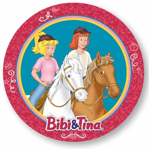 Essbarer Tortenaufleger "BIBI UND TINA" 20cm // Tortenaufleger Bibi und Tina Tortendeko von DH-Konzept