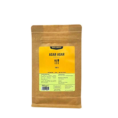 Agar Agar E406 100g von DIACLEANSHOP